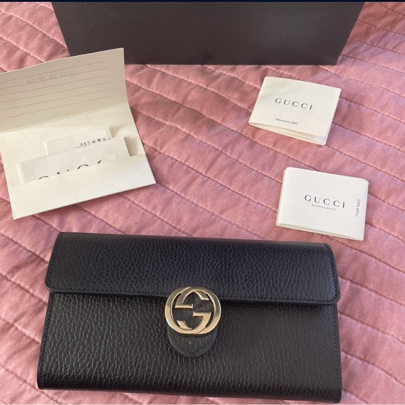Gucci Bags Black Gucci Wallet Poshmark